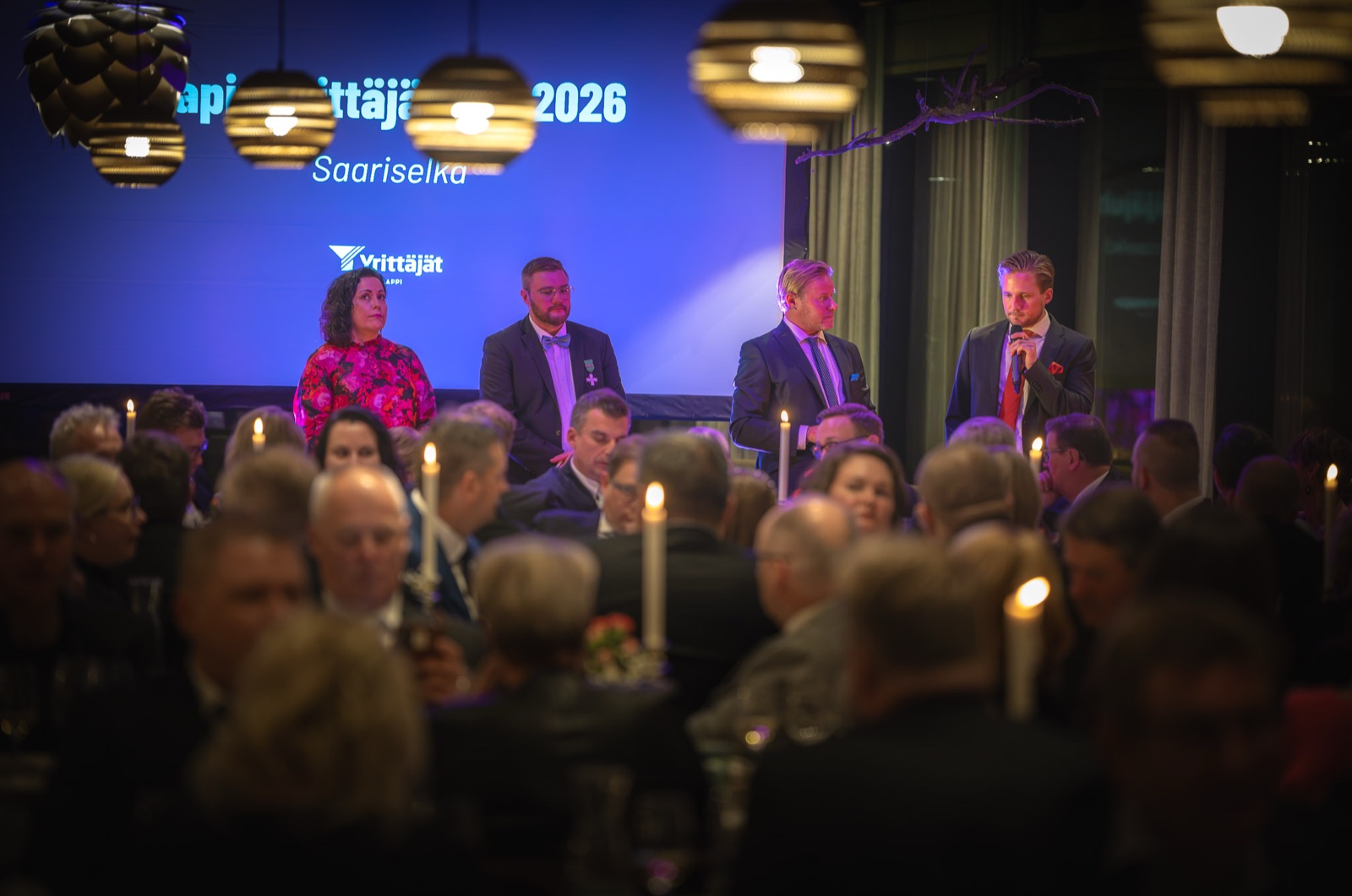 Lauri hosting a panel at the Lapland Entrepreneurs’ Gala 2026